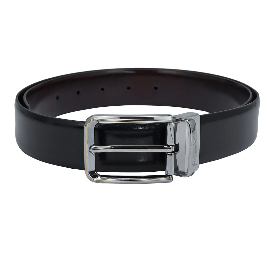 Formal Plain Leather Mens Belt - Black & Brown