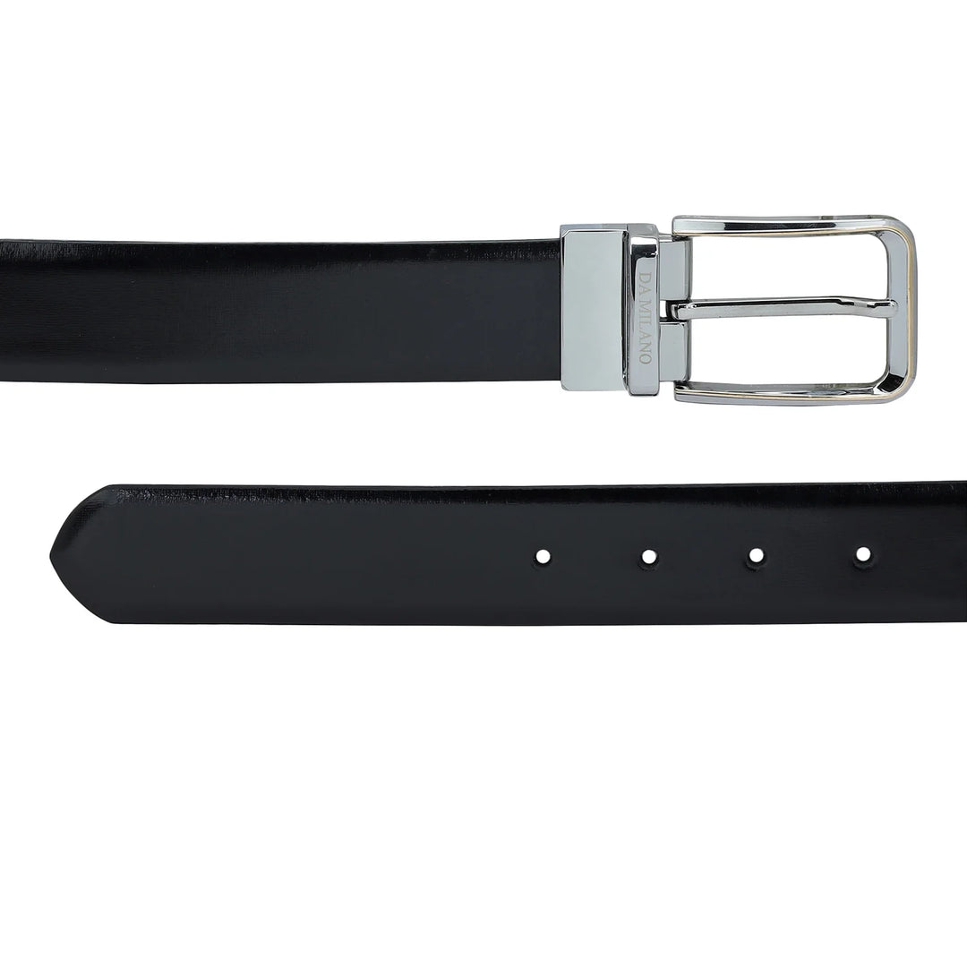 Formal Plain Leather Mens Belt - Black & Brown