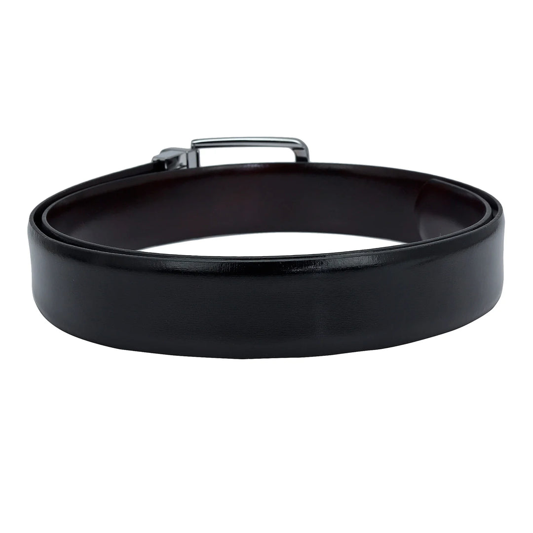 Formal Plain Leather Mens Belt - Black & Brown