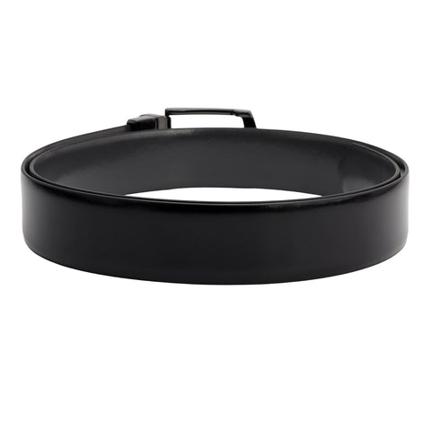 Semi Formal Aztec Leather Reversible Mens Belt - Black & Grey