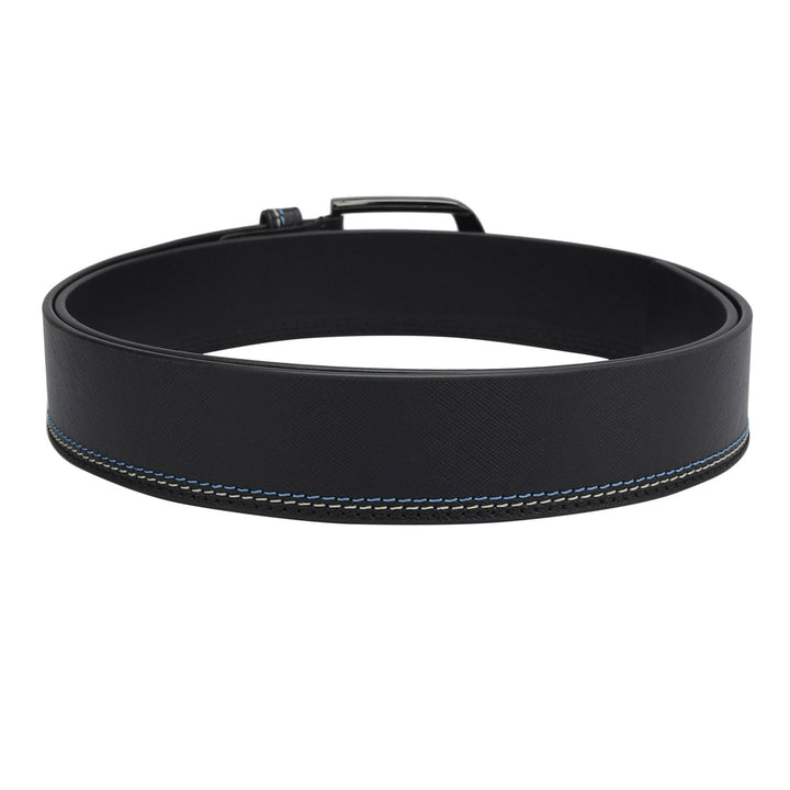 Casual Saffiano Leather Mens Belt