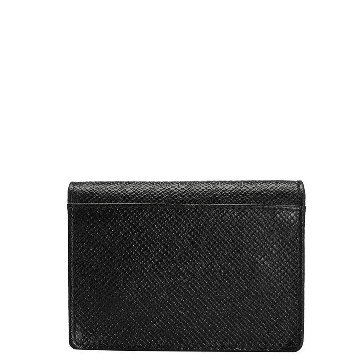 Franzy Leather Card Case - Black