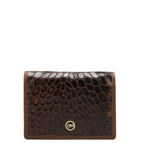 4 Slots Leather Card Case - Date