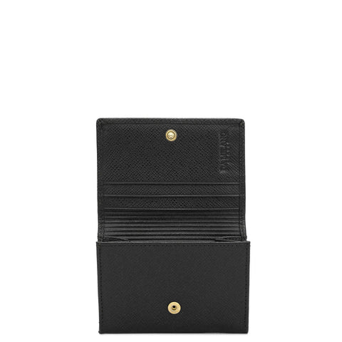 Franzy Leather Card Case - Black