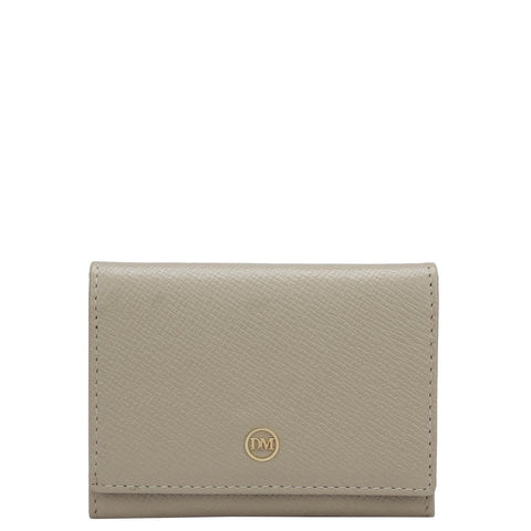 Franzy Leather Card Case - Chalk