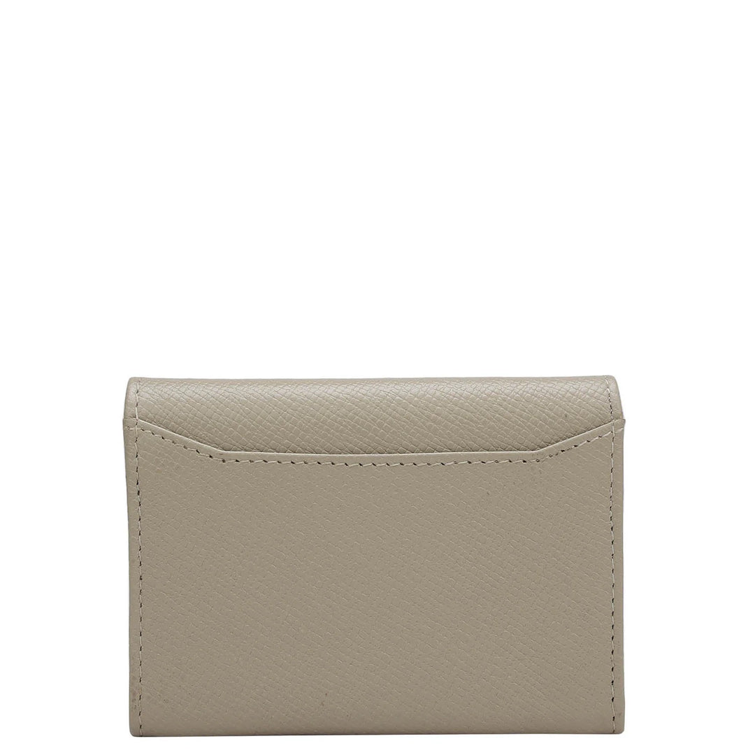 Franzy Leather Card Case - Chalk