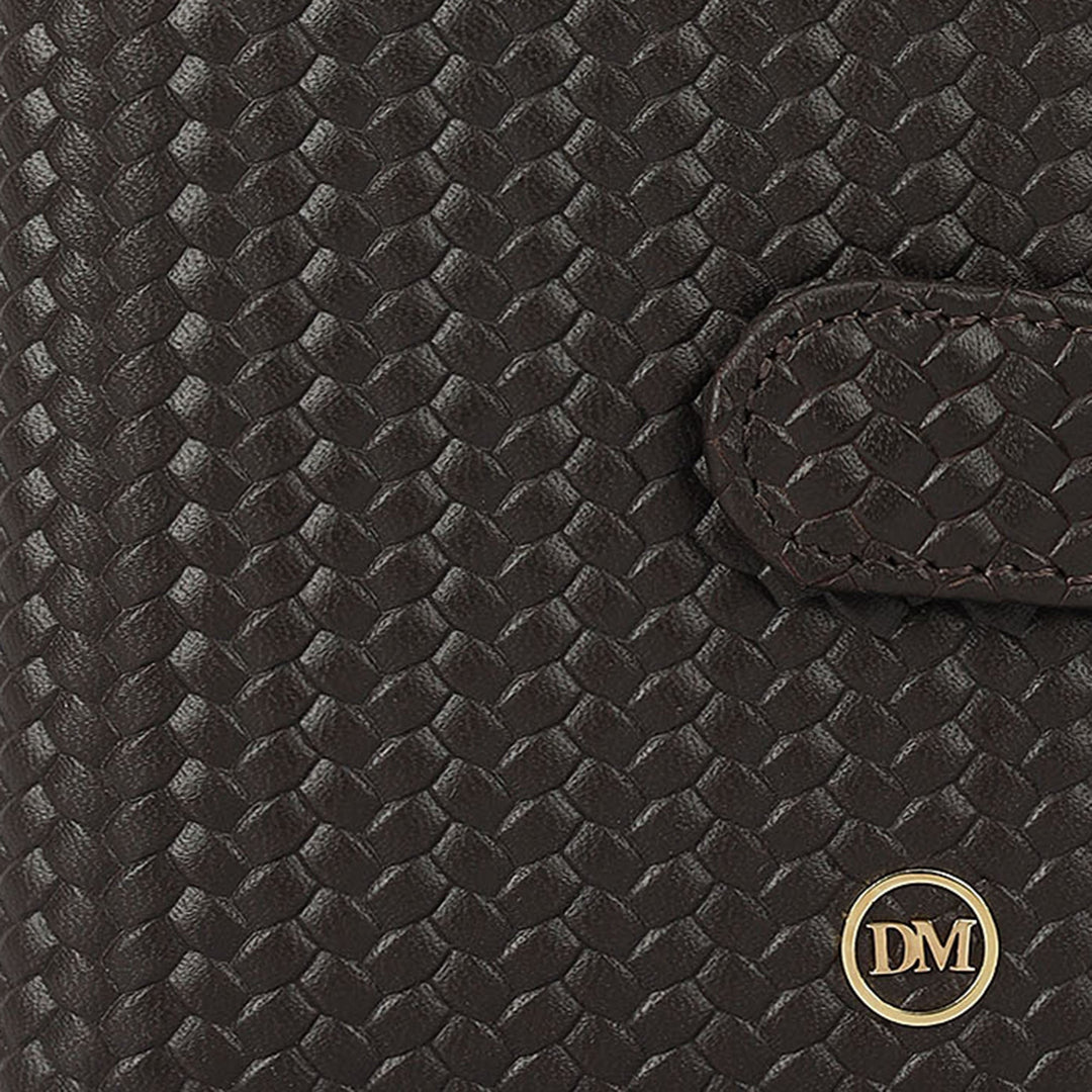 Multi Slot Leather Card Case - Brown
