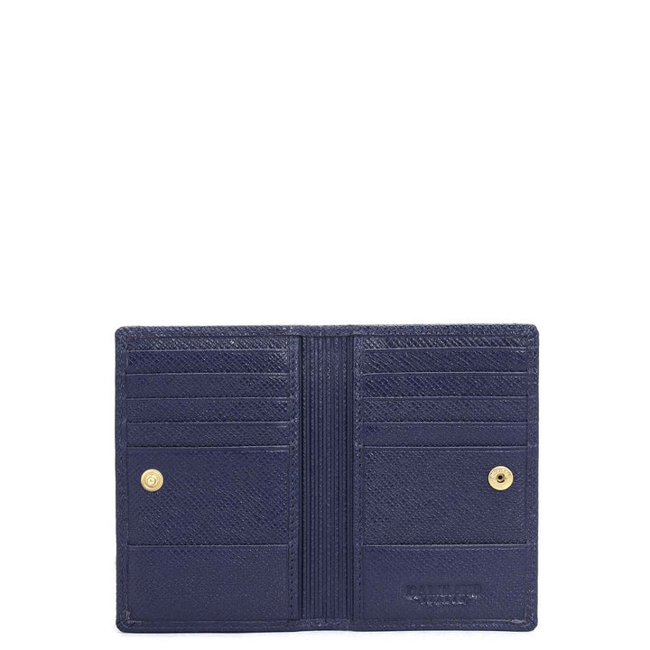 10 Slots Leather Card Case - Ink Blue