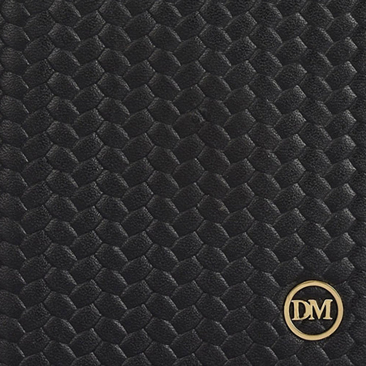 Multi Slot Leather Card Case - Black