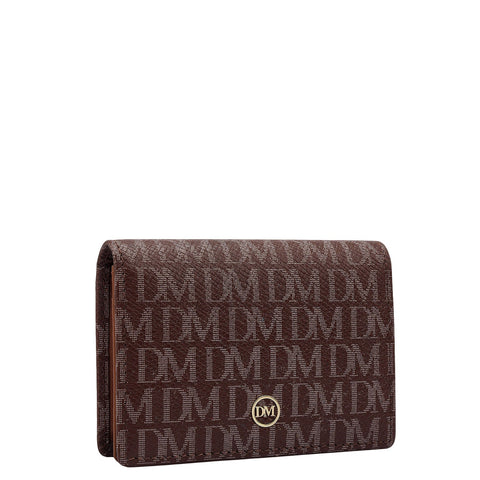 4 Slots Leather Card Case - Date