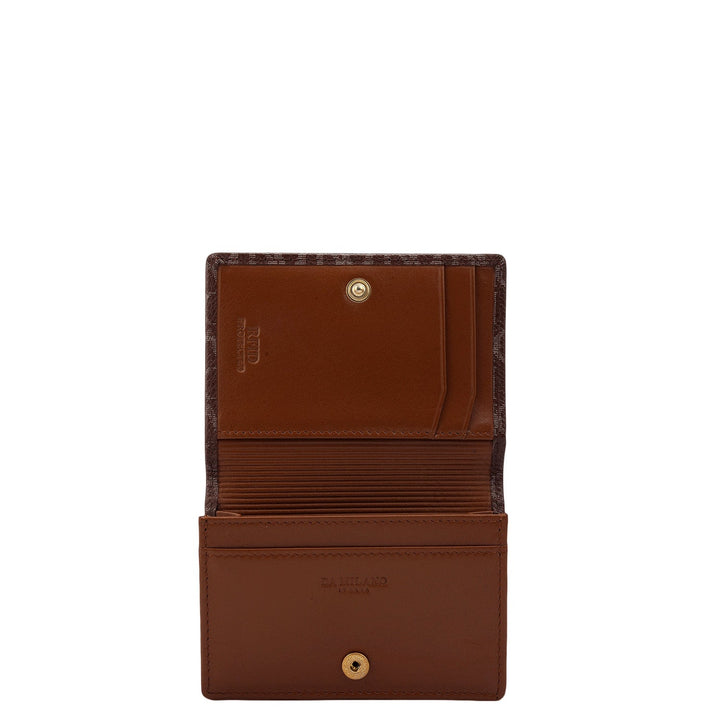 4 Slots Leather Card Case - Date