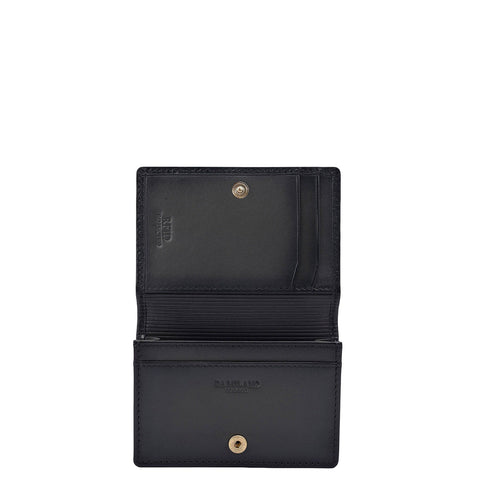 4 Slots Leather Card Case - Grey