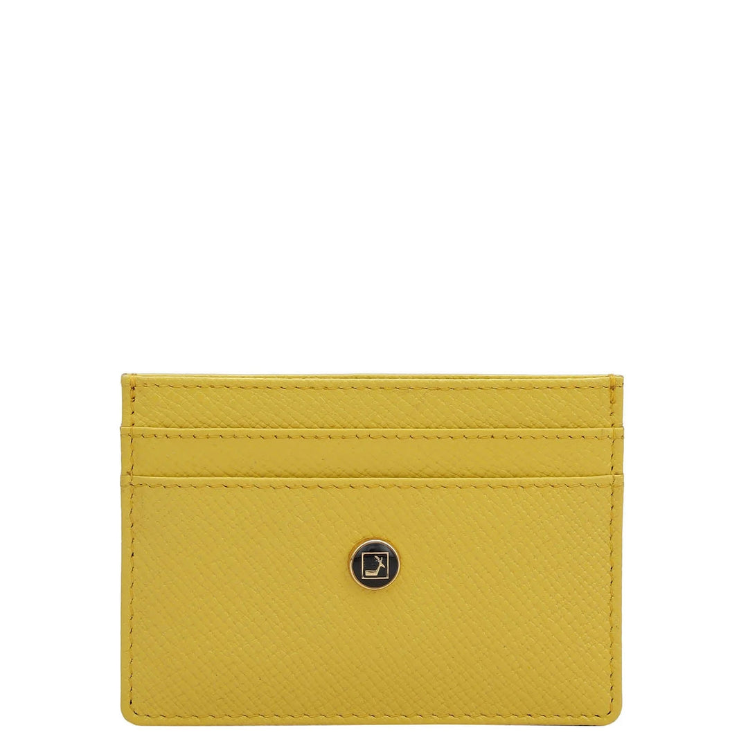 5 Slots Leather Card Case - Minion