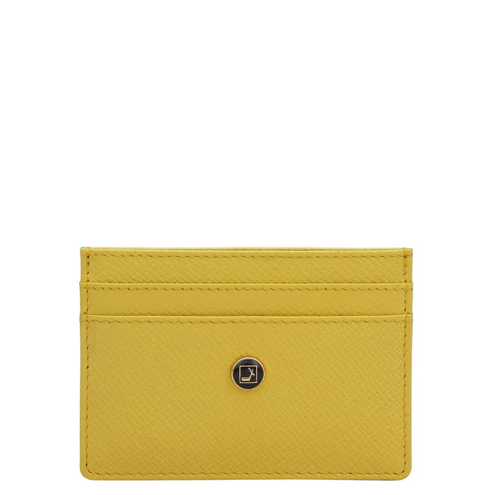 5 Slots Leather Card Case - Minion