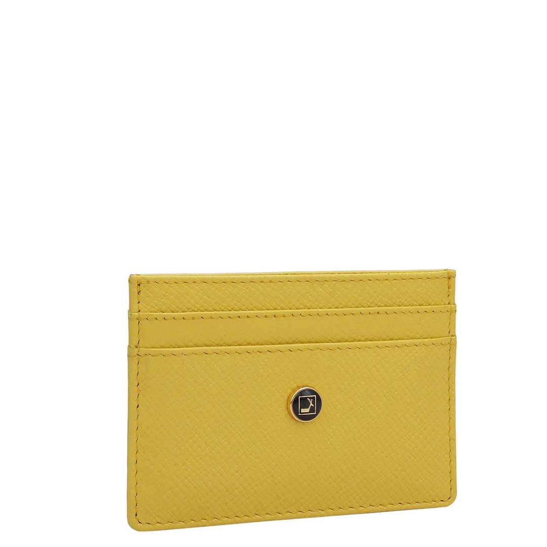 5 Slots Leather Card Case - Minion