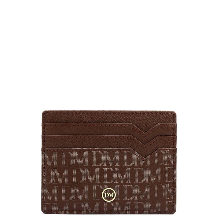 6 Slots Leather Card Case - Date