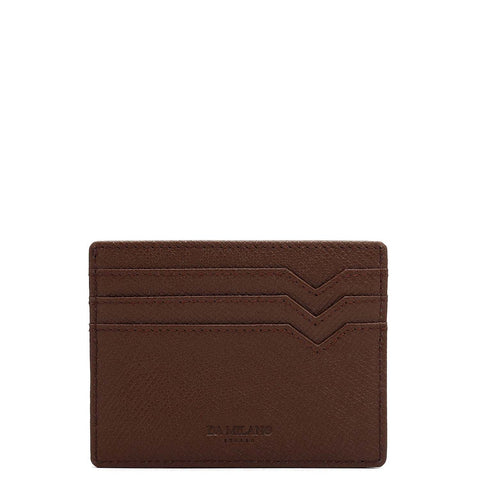 6 Slots Leather Card Case - Date