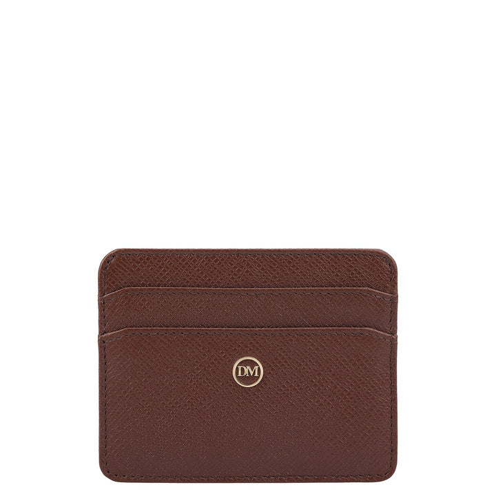 5 Slots Leather Card Case - Date