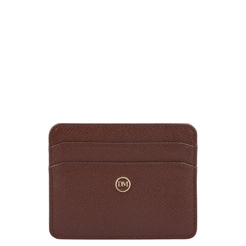 5 Slots Leather Card Case - Date