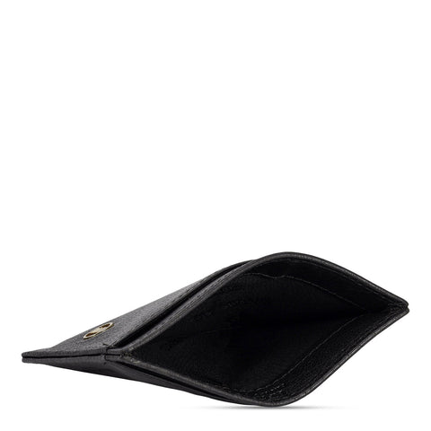Da Milano Leather Card Holder - Multi Slot - Black