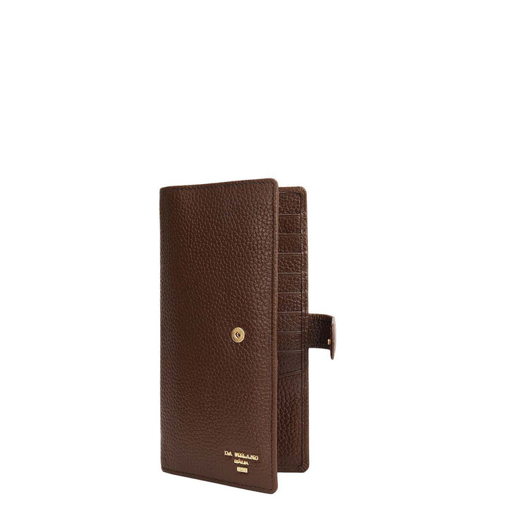 Multi Slots Leather Card Case - Mocha