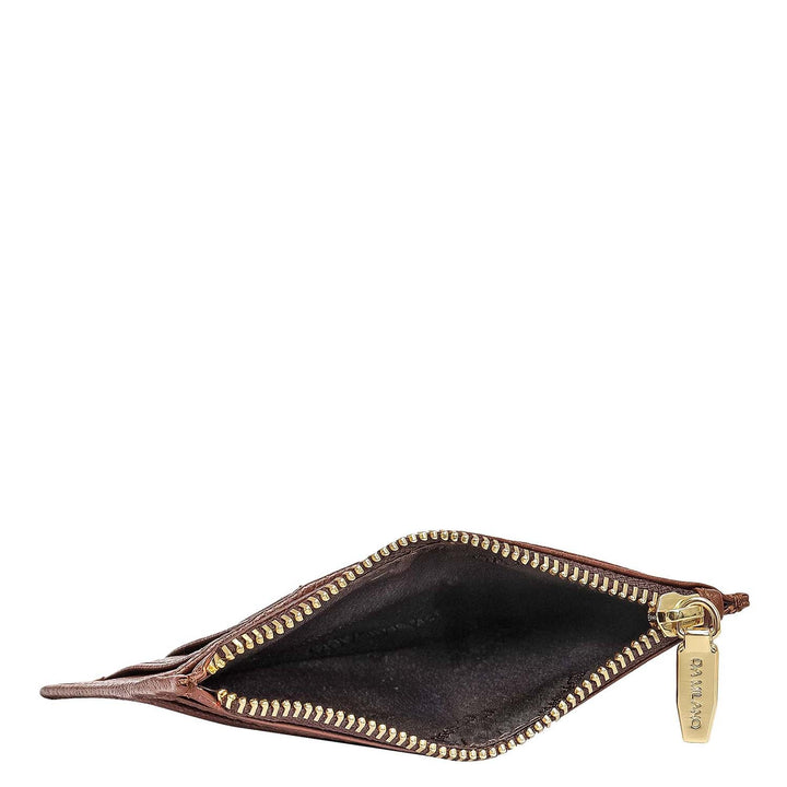 6 Slots Leather Card Case - Date