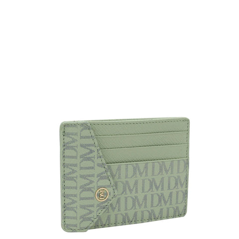 Monogram Franzy Leather Card Case - Mint