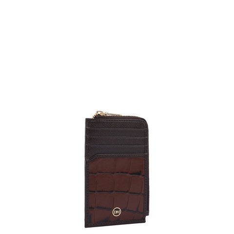 8 Slots Leather Card Case - Date