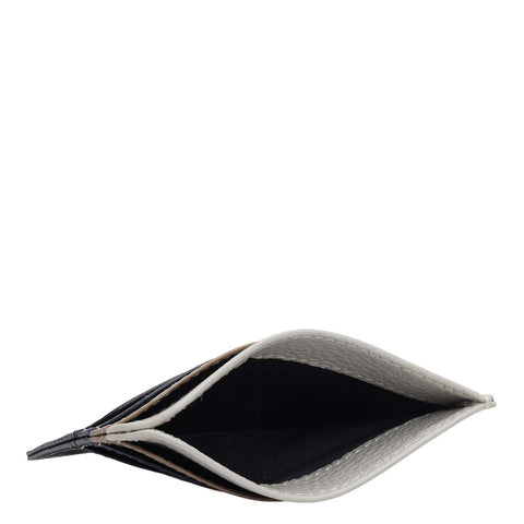 7 Slots Leather Card Case - Black