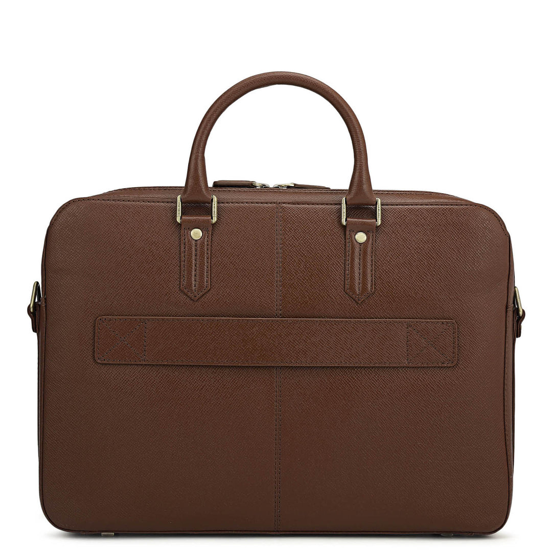 Franzy Leather Laptop Bag - Date