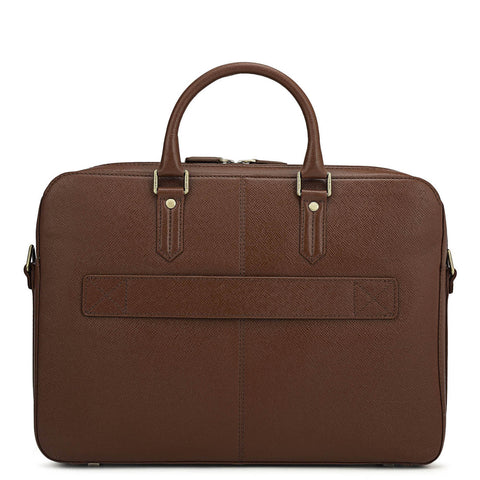 Franzy Leather Laptop Bag - Date