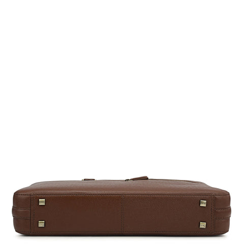 Franzy Leather Laptop Bag - Date