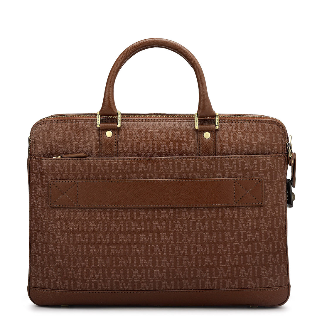 Monogram Franzy Leather Laptop Bag - Date
