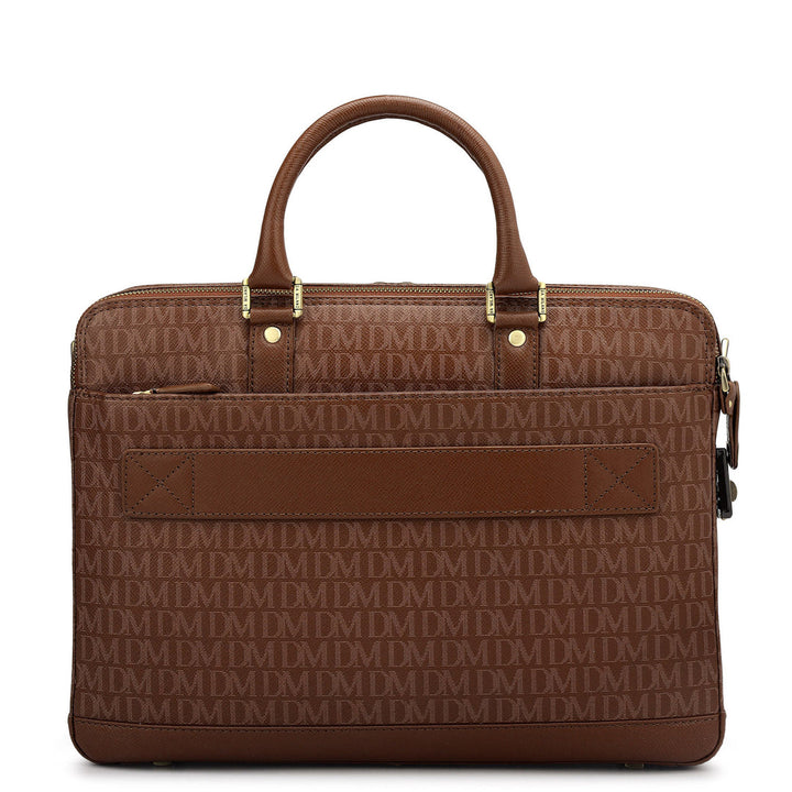 Monogram Franzy Leather Laptop Bag - Date