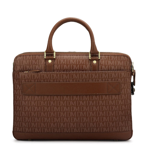 Monogram Franzy Leather Laptop Bag - Date