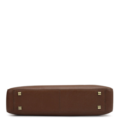 Monogram Franzy Leather Laptop Bag - Date
