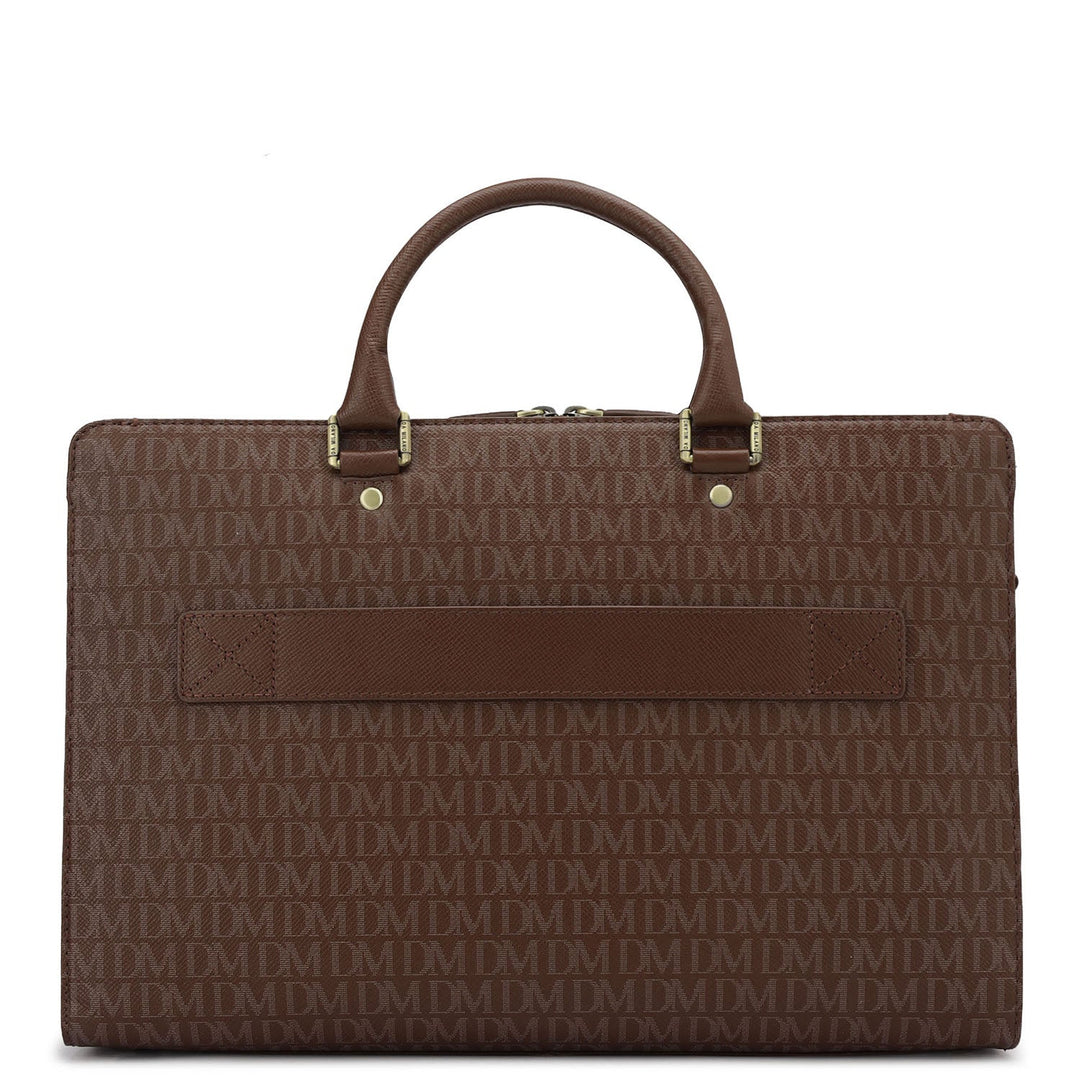 Monogram Franzy Leather Laptop Bag - Date