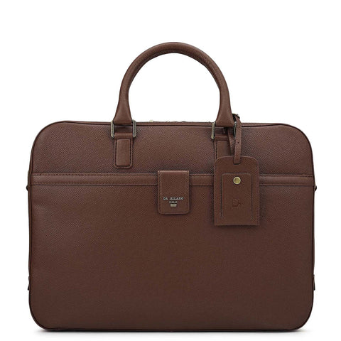 Franzy Leather Laptop Bag - Date
