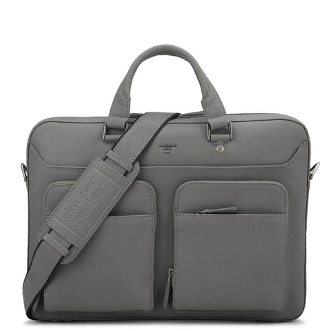 Fish Leather Laptop Bag - Grey