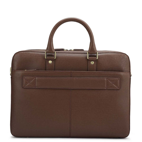 Franzy Leather Laptop Bag - Date