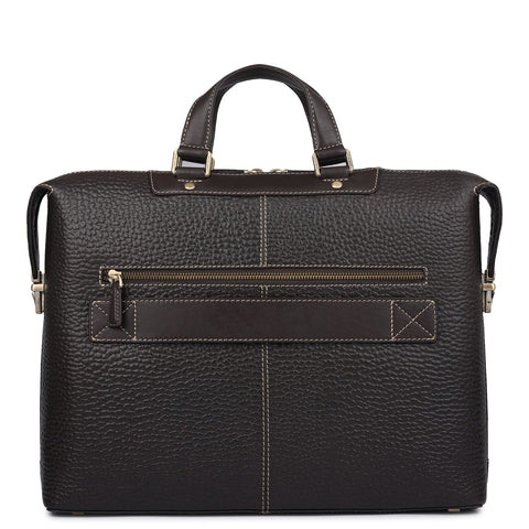 Bub Leather Laptop Bag - Brown