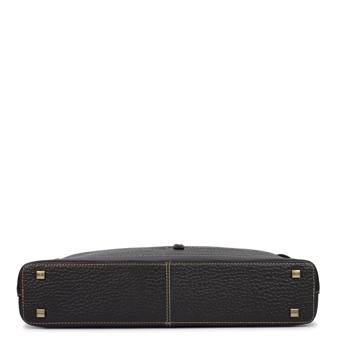 Bub Leather Laptop Bag - Brown