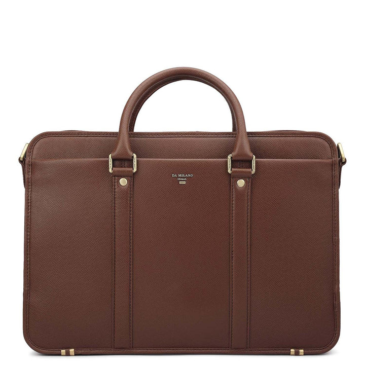 Franzy Leather Laptop Bag - Date