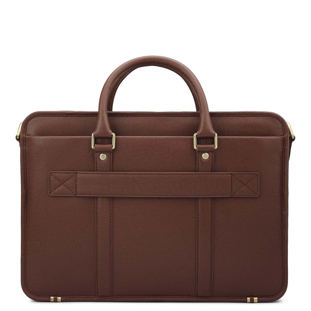 Franzy Leather Laptop Bag - Date