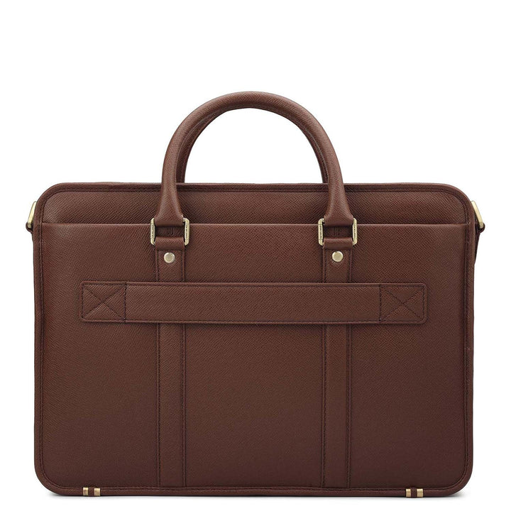 Franzy Leather Laptop Bag - Date