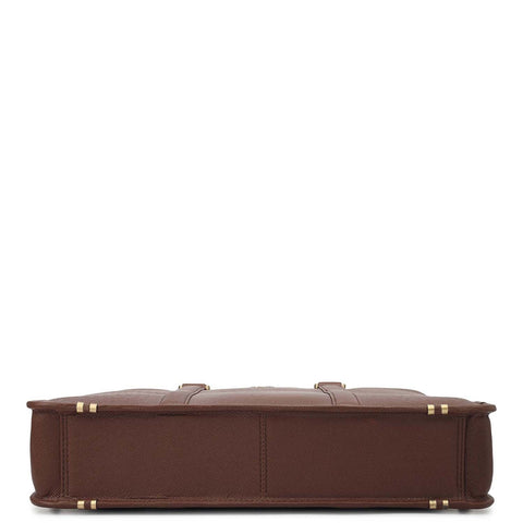 Franzy Leather Laptop Bag - Date