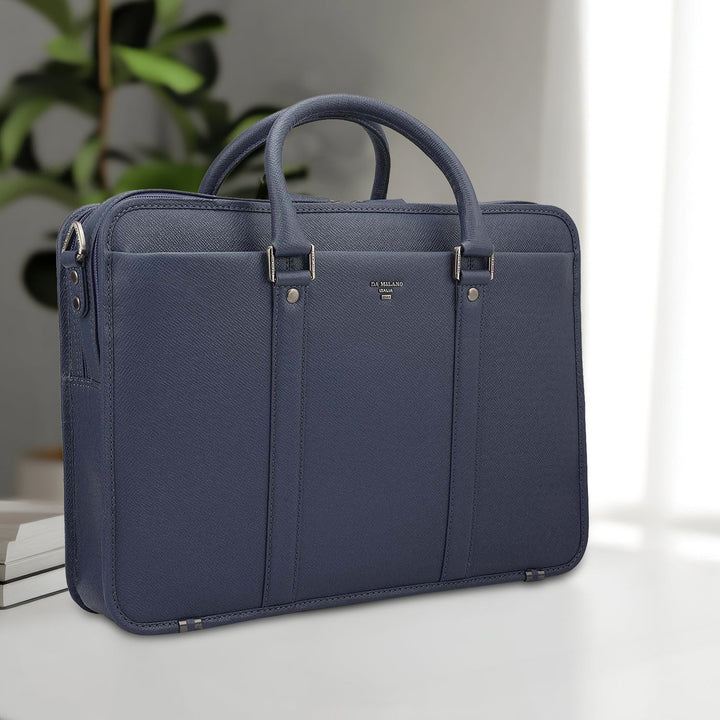 Franzy Leather Laptop Bag - Stardust