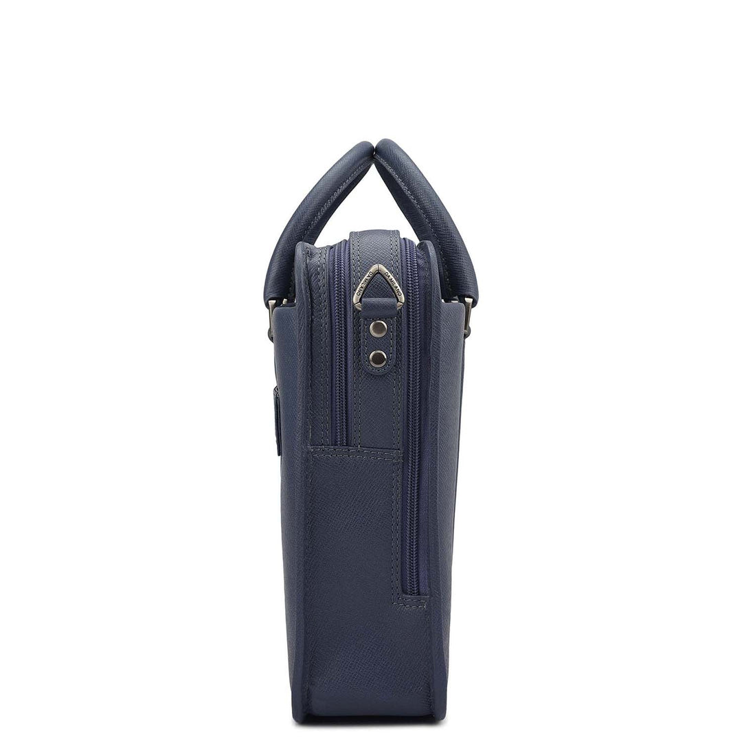 Franzy Leather Laptop Bag - Stardust