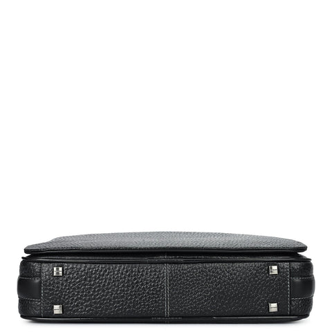 Bub Leather Laptop Bag - Black