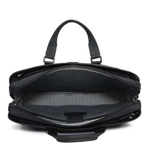 Fish Leather Laptop Bag - Black
